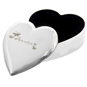 Auntie Heart Trinket Box: 5 - Trinket Boxes By Gift Moments