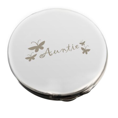 Auntie Round Compact Mirror: 2 - Compact Mirrors By Gift Moments