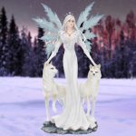 Aura Figurine Winter Fairy Wolf Ornament: 1 - Figures & Collectables By Gift Moments