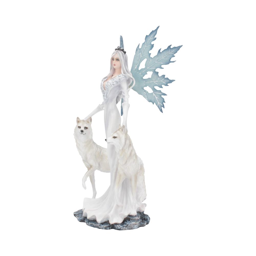 Aura Figurine Winter Fairy Wolf Ornament: 3 - Figures & Collectables By Gift Moments