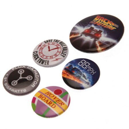 Back future button badge set
