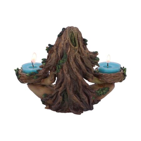 Balance nature female tree spirit tealight candle holder