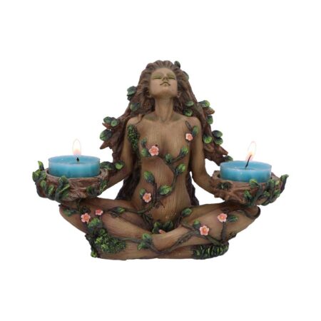 Balance nature female tree spirit tealight candle holder