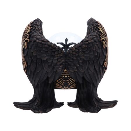 Baphomet antiquity gothic snow globe 22 5cm