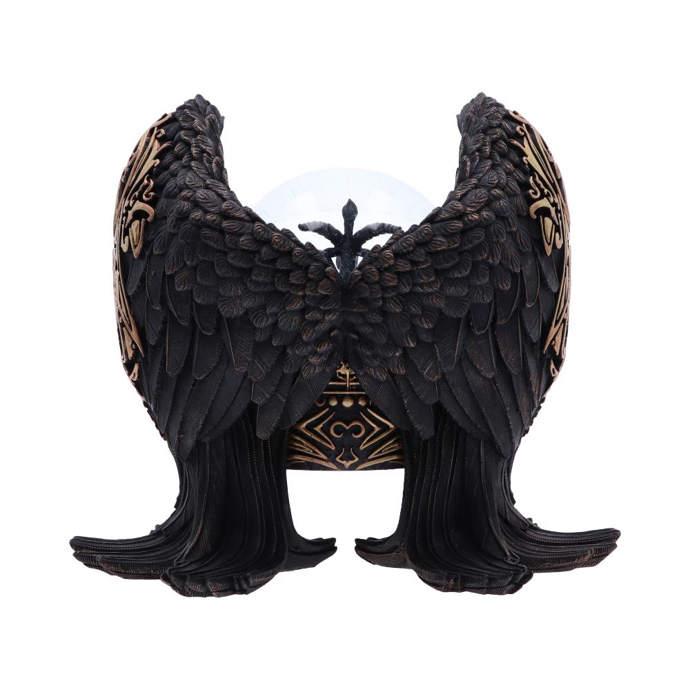 Baphomet antiquity gothic snow globe 22 5cm