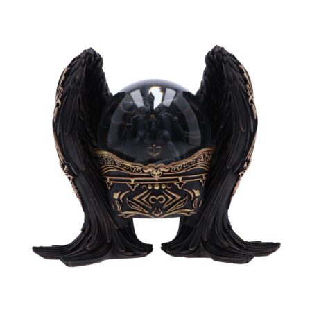 Baphomet antiquity gothic snow globe 22 5cm