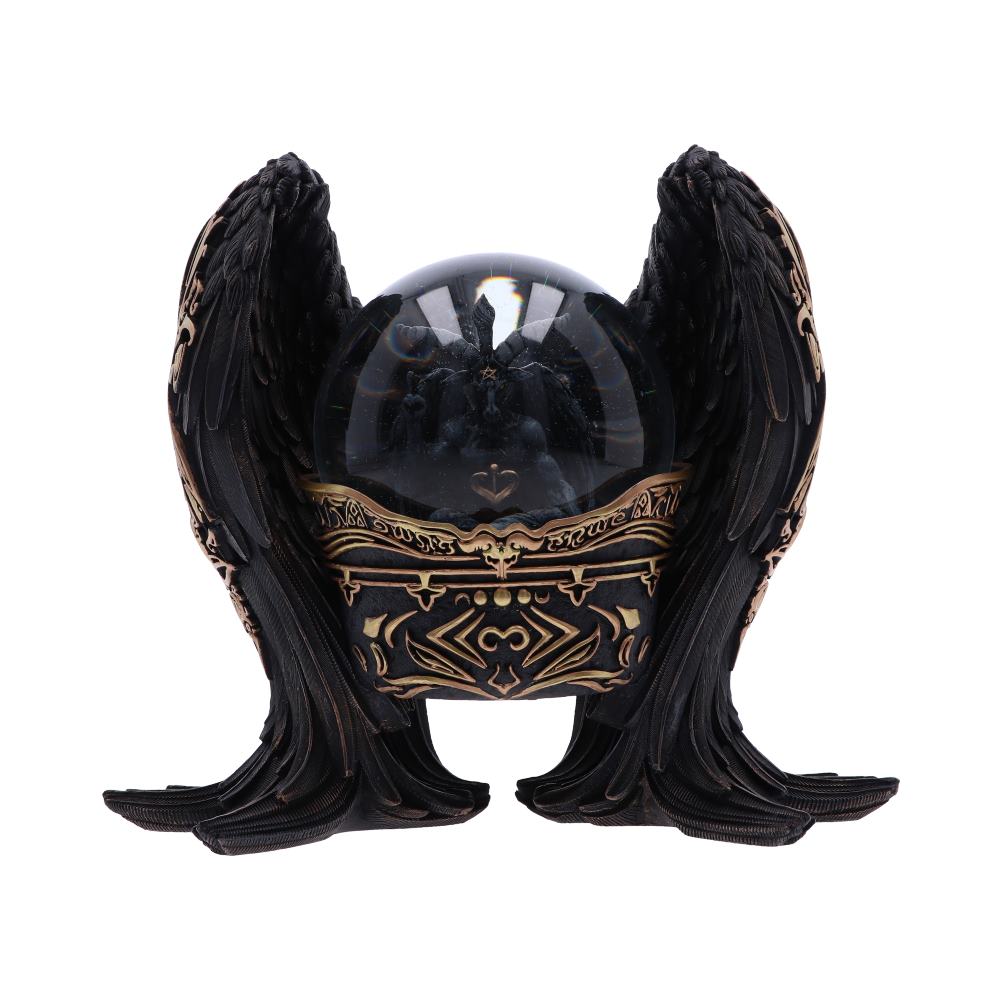Baphomet antiquity gothic snow globe 22 5cm