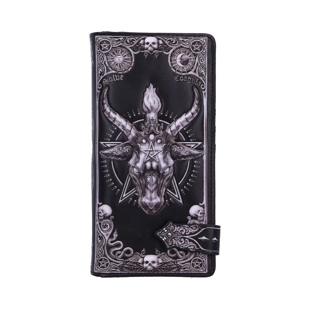 Baphomet embossed purse 18 5cm