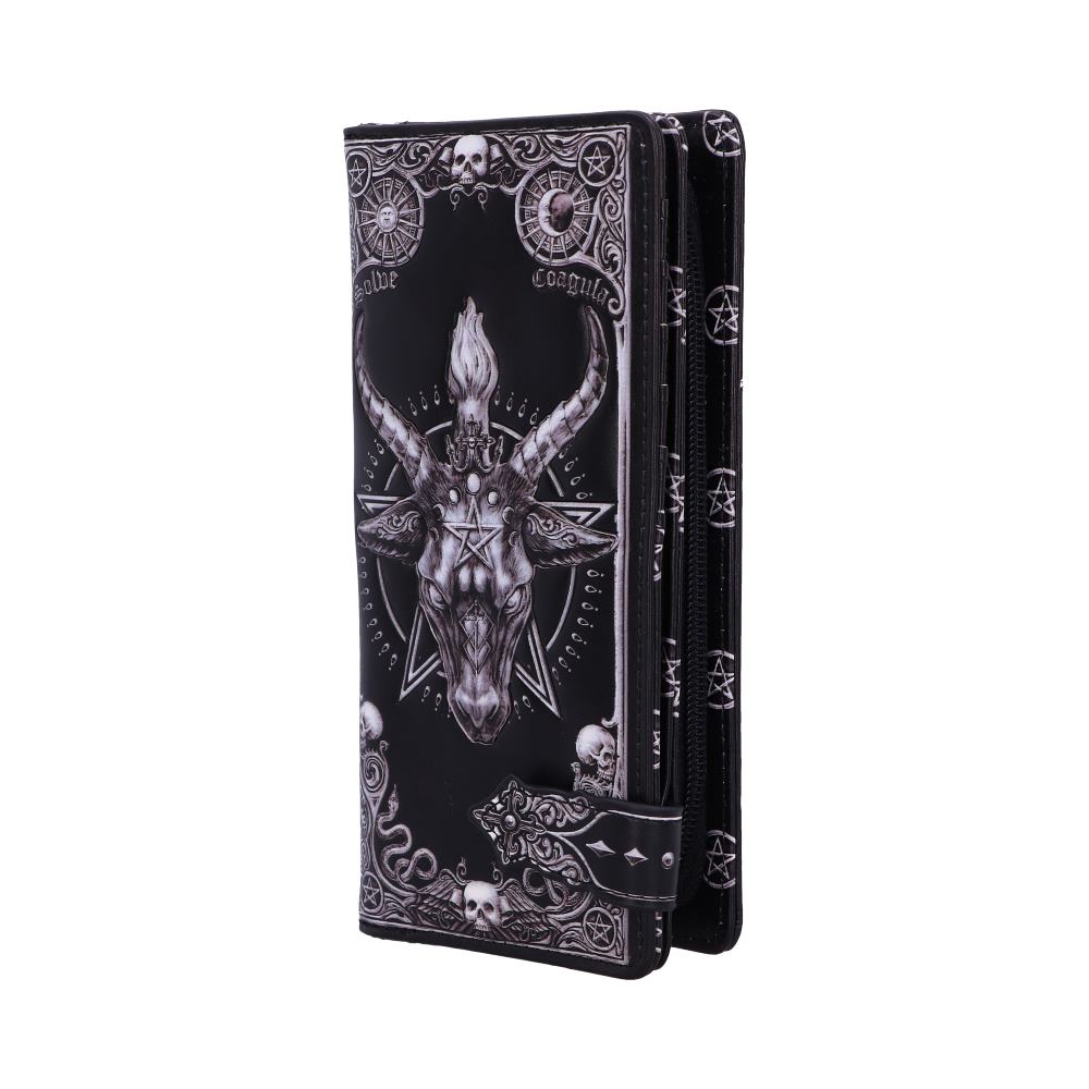 Baphomet embossed purse 18 5cm