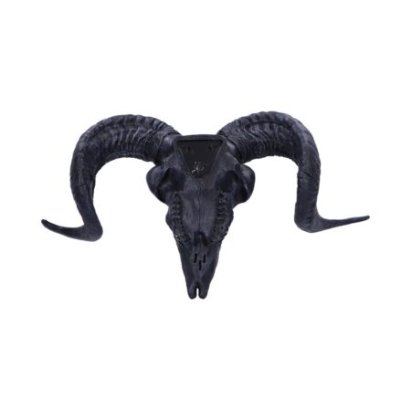 Baphomets veneration skull wall plaque 53cm