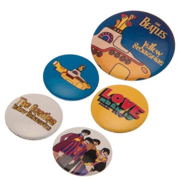 The Beatles Yellow Submarine Button Badge Set: 2 - Badges By The Beatles