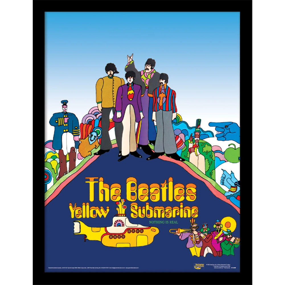 The Beatles Picture Yellow Submarine 16 x 12: 1 - Wall Art By The Beatles