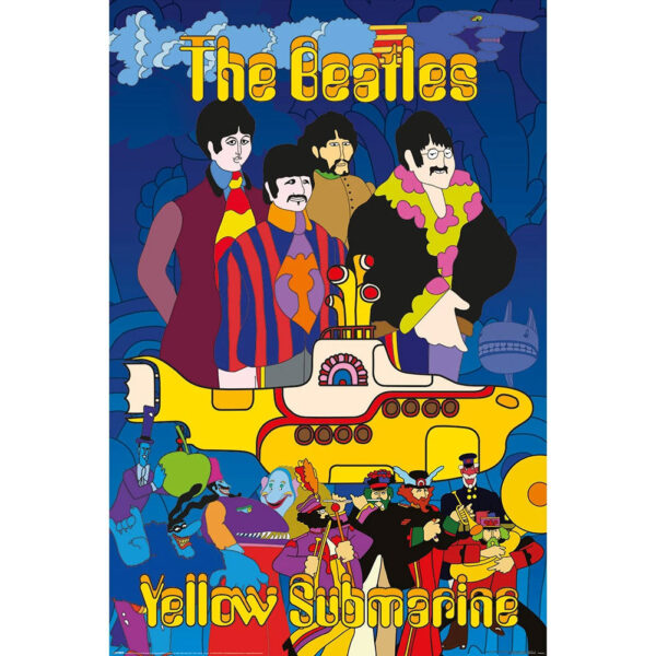 The Beatles Yellow Submarine Poster 2: 1 - Posters By The Beatles