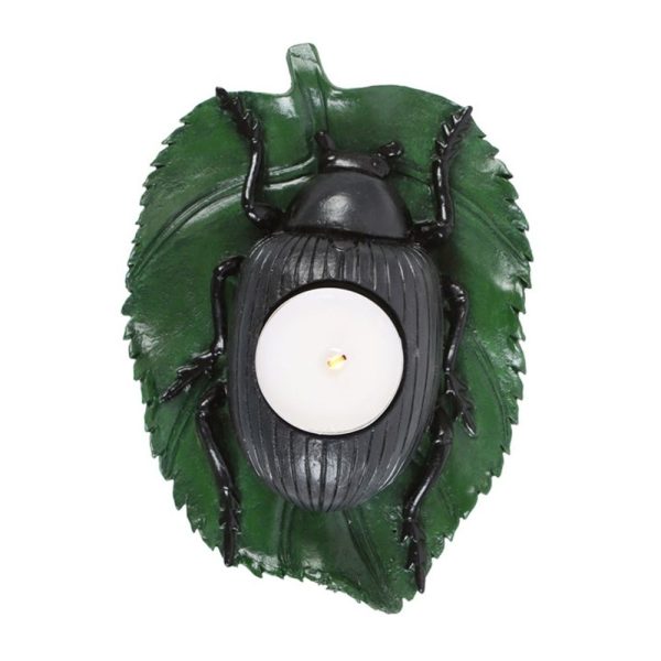 Beetle Tealight Candle Holder: 2 - Candle Holders By Gift Moments