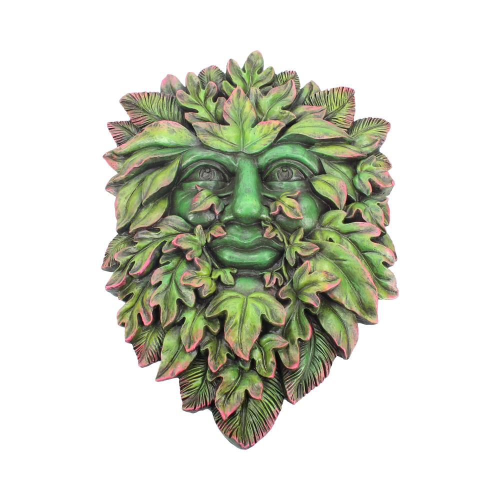 Beltanes bourgeon wall hanging mounted tree spirit green man