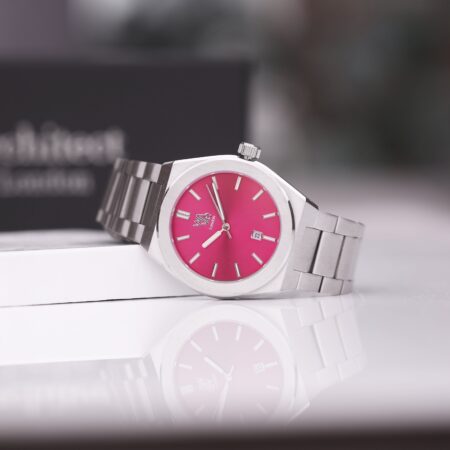 Bespoke Architect Wave Watch in Blush Ripple: 1 - Watches By Architect Watches