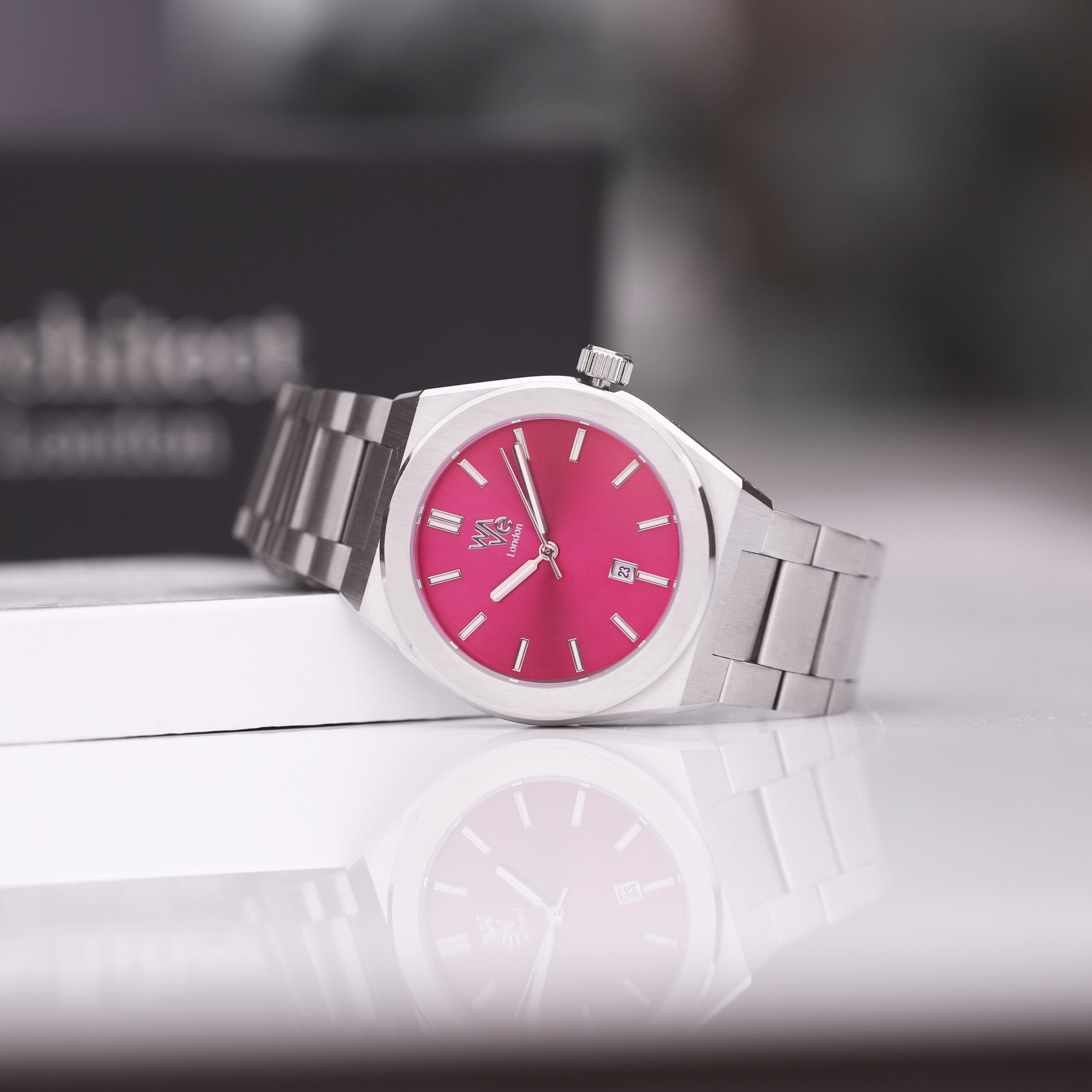 Bespoke Architect Wave Watch in Blush Ripple: 1 - Watches By Architect Watches