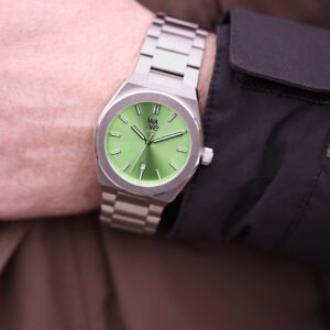 Bespoke Architect Wave Watch in Lime Surge: 4 - Watches By Architect Watches