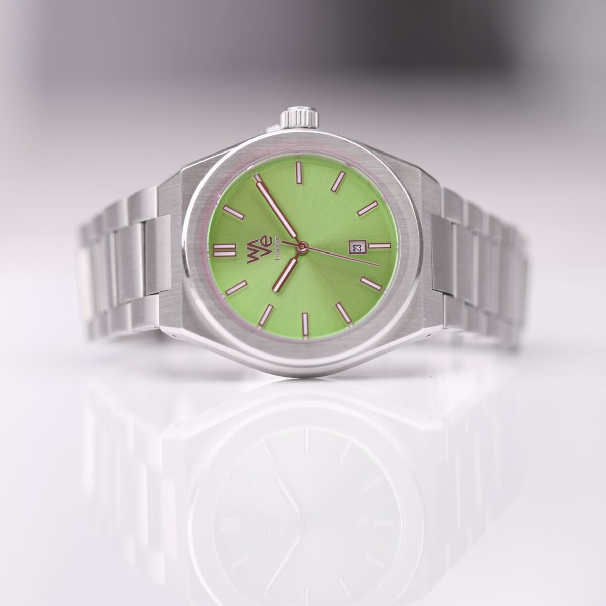 Bespoke Architect Wave Watch in Lime Surge: 3 - Watches By Architect Watches
