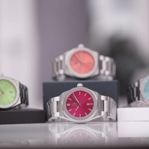 Bespoke Architect Wave Watch in Lime Surge: 2 - Watches By Architect Watches