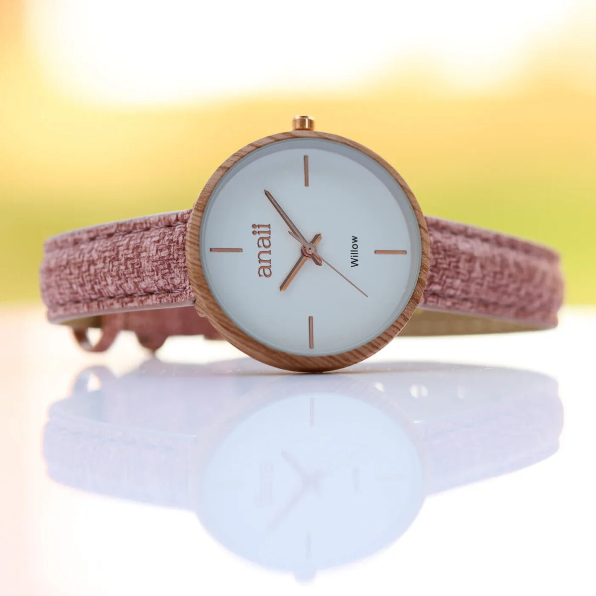 Bespoke ladies anaii watch sweet pink