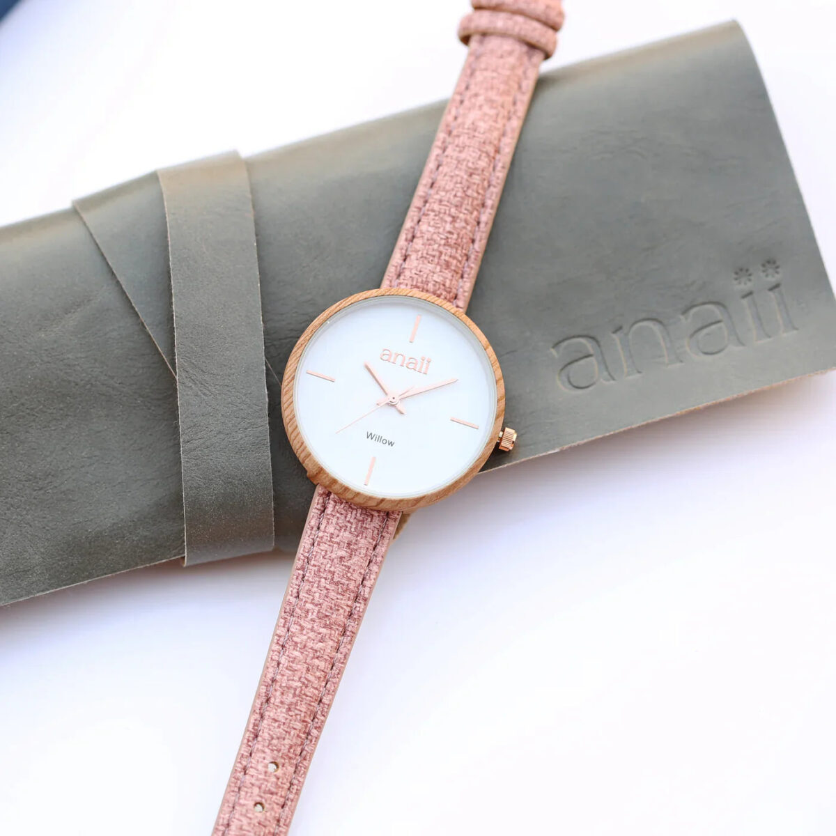 Bespoke ladies anaii watch sweet pink