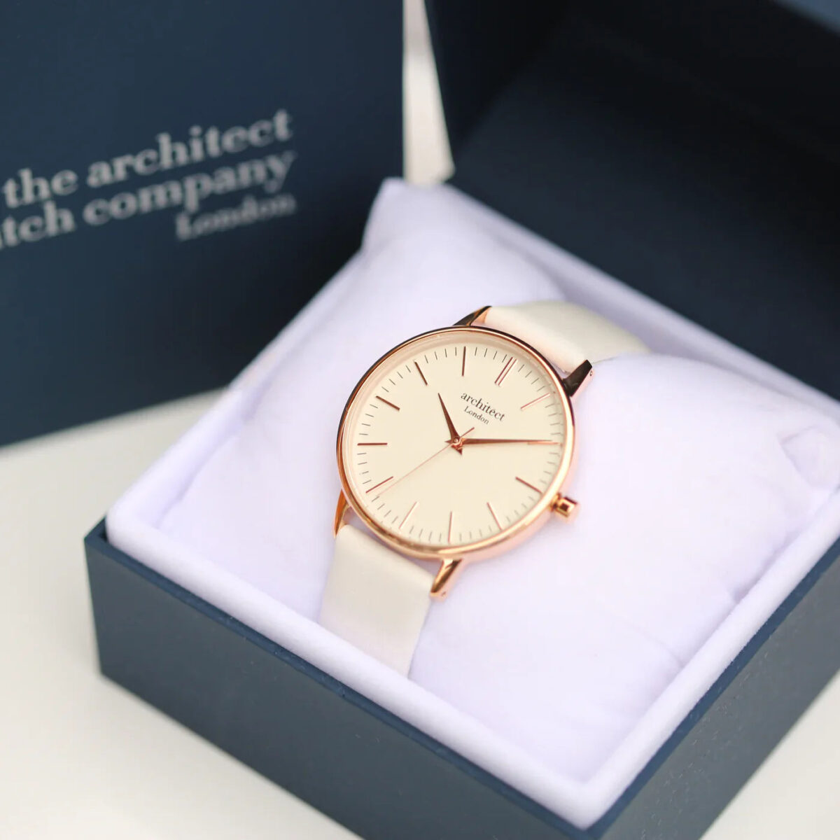 Bespoke Ladies Architēct Blanc Watch White: 5 - Watches By Architect Watches