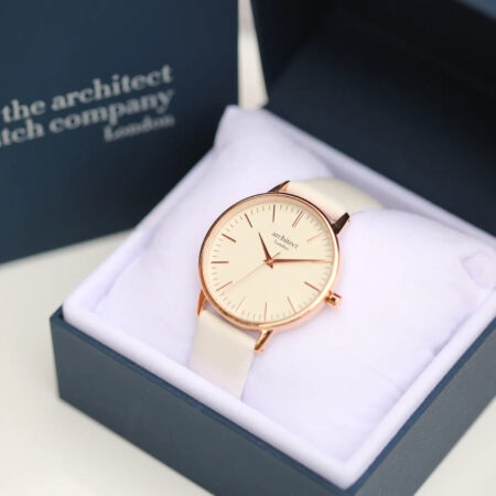 Bespoke Ladies Architēct Blanc Watch White: 5 - Watches By Architect Watches