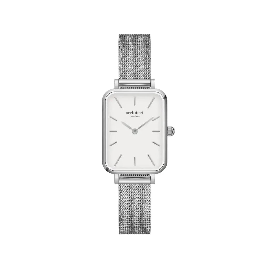 Bespoke ladies architect lille watch cloud silver