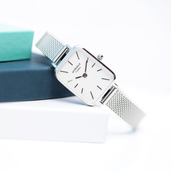 Bespoke Ladies Architēct Lille Watch Cloud Silver: 2 - Watches By Architect Watches