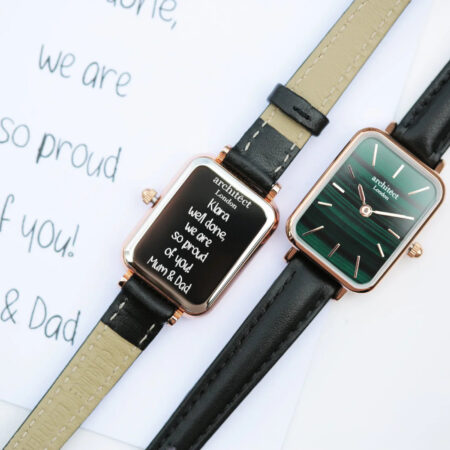 Bespoke ladies architect lille watch pine green