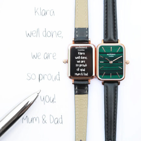 Bespoke ladies architect lille watch pine green