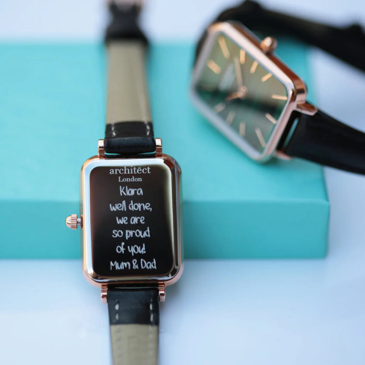Bespoke ladies architect lille watch pine green