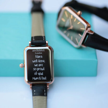 Bespoke ladies architect lille watch pine green