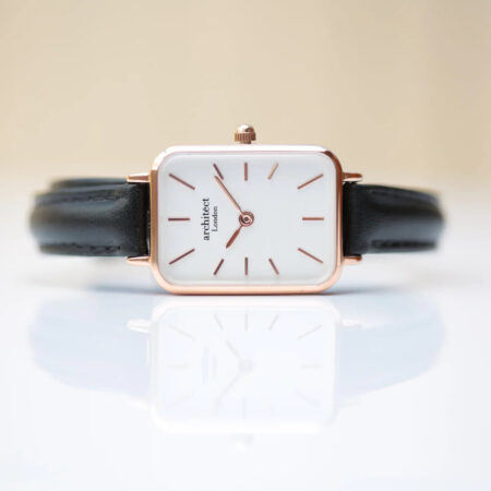Bespoke ladies architect lille watch white