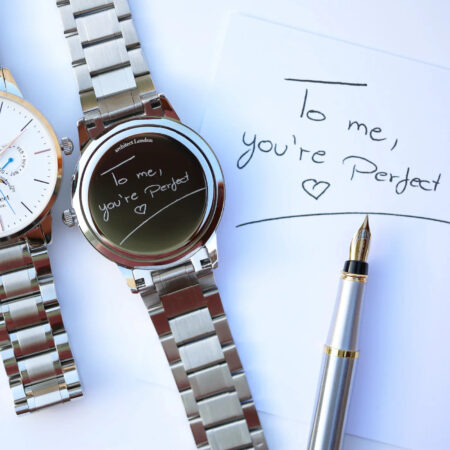 Bespoke mens architect apollo watch white
