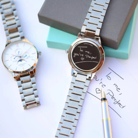 Bespoke mens architect apollo watch white
