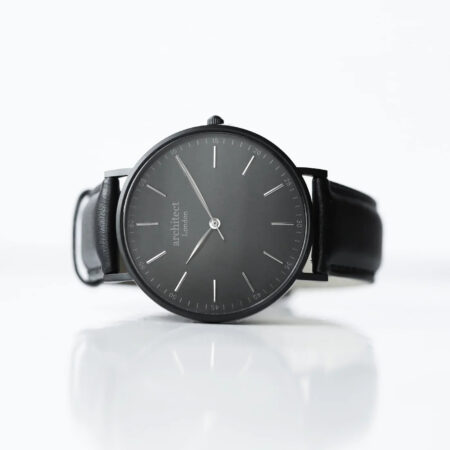 Bespoke Men’s Architect Minimalist Watch Jet Black: 5 - Watches By Architect Watches