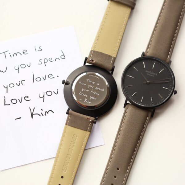 Bespoke Men’s Architect Minimalist Watch Urban Grey: 1 - Watches By Architect Watches