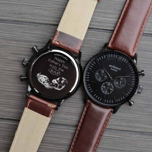 Bespoke Men’s Architect Motivator Black Walnut: 2 - Watches By Architect Watches