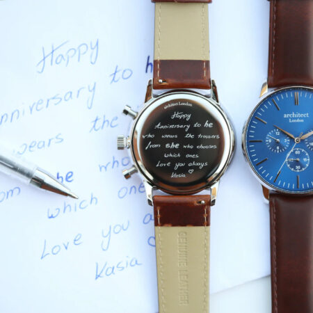 Bespoke mens architect motivator watch