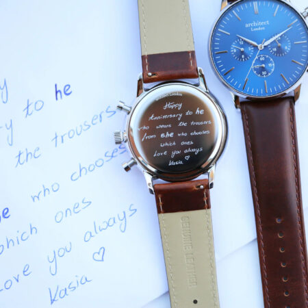 Bespoke mens architect motivator watch