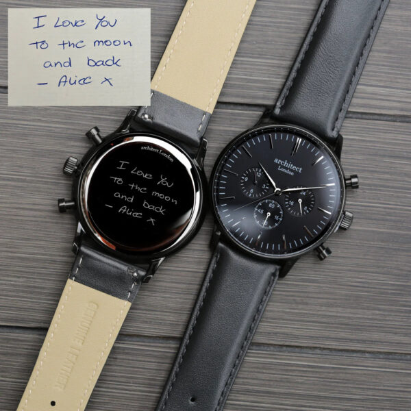 Bespoke Men’s Architect Motivator Watch Black: 1 - Watches By Architect Watches