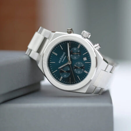 Bespoke mens architect orbix blue watch