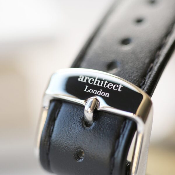 Bespoke Men’s Architect Zephyr Black Strap Contactless Payment Watch: 2 - Watches By Architect Watches