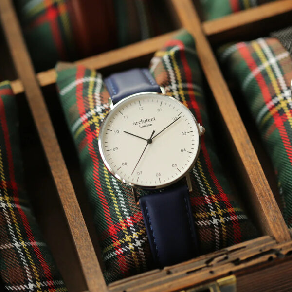 Bespoke Men’s Architect Zephyr Watch Admiral Blue: 2 - Watches By Architect Watches