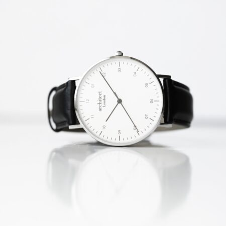 Bespoke mens architect zephyr watch jet black
