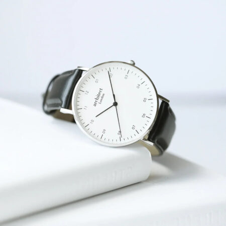 Bespoke mens architect zephyr watch jet black