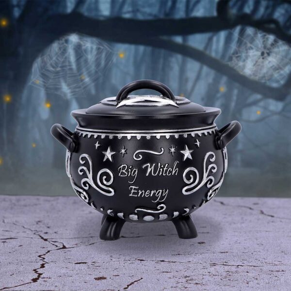 Big Witch Energy Cauldron Box 15.4cm: 1 - Boxes By Gift Moments