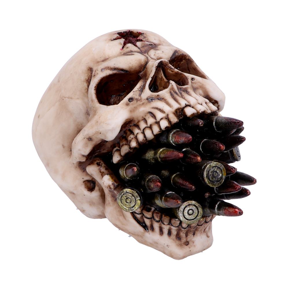Bite the Bullet Skull Ornament: 2 - Figures & Collectables By Gift Moments